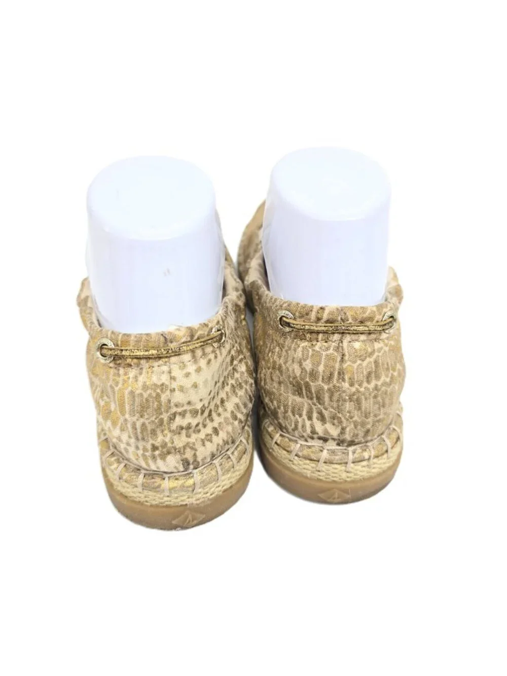 Sperry - Laurel Reef Gold Espadrille Slip-On Shoes Women Size 8